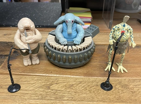 VINTAGE 1983 STAR WARS SY SNOOTLES & THE MAX REBO BAND COMPLETE AUTHENTIC Cover