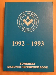 Somerset Masonic Reference Book 1992-1993 provincial grand lodge freemason - Picture 1 of 2