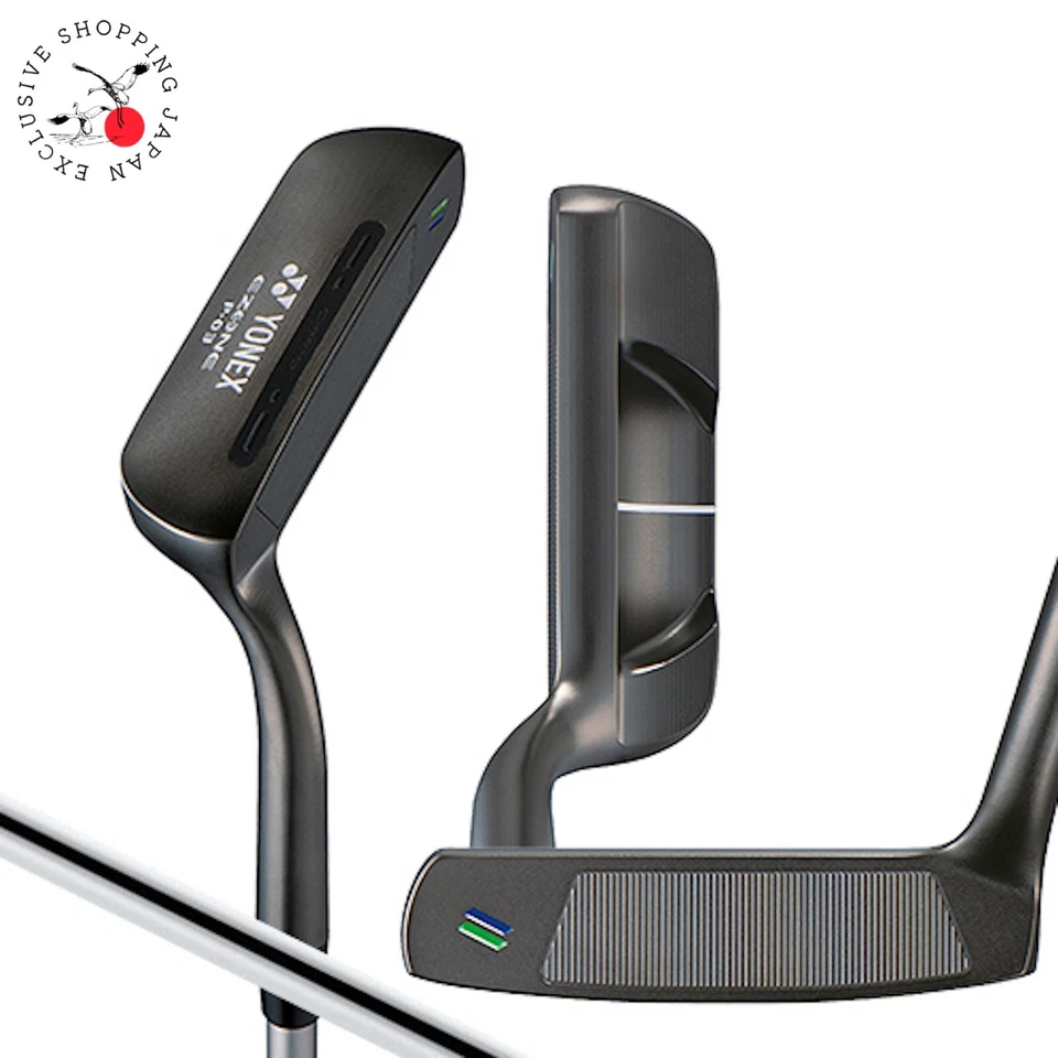 Club Putter YONEX Golf 2023 Ezone P-03 tipo L eje de acero 34 pulgadas negro nuevo derecho Foto 1 de 4