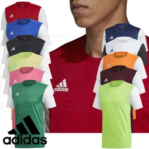 Mens Adidas Estro 19 Training T Shirt Football Sports Top Gym Size S M L XL XXL - Picture 1 of 35