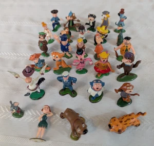 1960s Marx Hanna-Barbera Cartoon Tiny Kins Lot 28 pcs VG+ - Picture 1 of 11