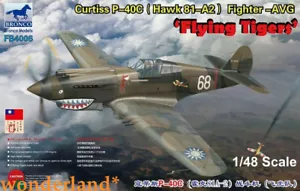 Bronco Models1/48 # FB4006 Curtiss P-40C (Hawk 81-A2) Flying Tigers - Picture 1 of 1
