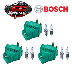 BOSCH Platinum IR Fusion Spark Plug + High Direct Ignition Coil For Buick Allure