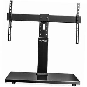 Universal Swivel TV Stand Base - Table Top TV Stand for 32 to 70 75 75" Black