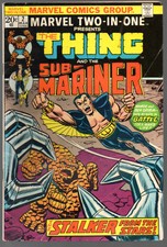 Marvel Two In One 2   Thing & Sub Mariner   Marvel 1974