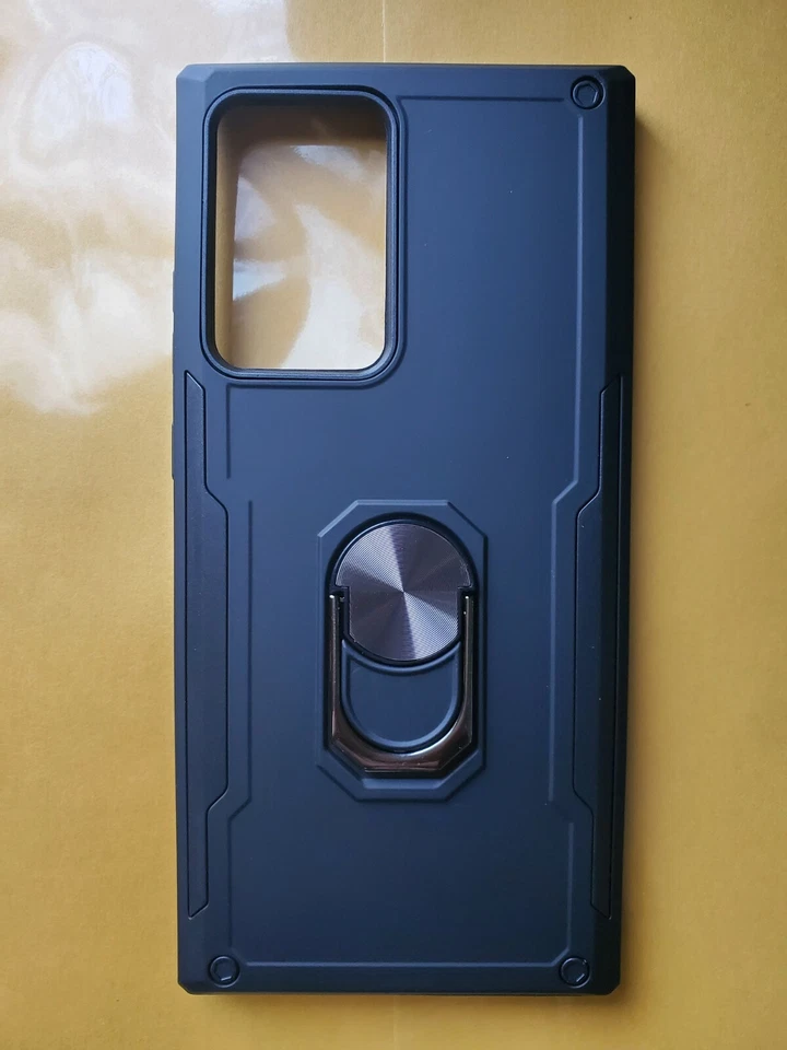 Funda Ultra Samsung Galaxy Note 20 5G Anillo de Metal Agarre Soporte Antigolpes Estuches Foto 1 de 4