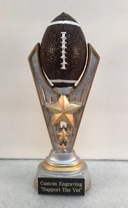 Fantasy Football Trophy Award 8" Tall Free Custom Engraving "Support the Vet" - Picture 1 of 2