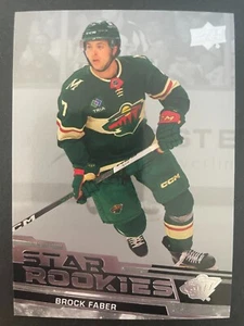 Brock FABER 2023-24 Upper Deck Star Rookies Box Set #6 - Picture 1 of 2