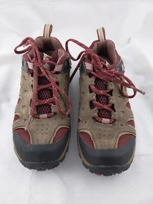 Timberland Senderismo Niñas Talla 3 Cuero Zapatos con Cordones Sin Marcas Foto 1 de 4