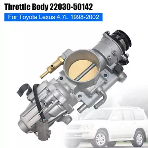 Throttle Body 22030-50142 For Toyota Land Cruiser Lexus LX470 4.7L 1998-2002 - Picture 1 of 12