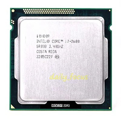 Intel Core i7-2600 3.4 GHz LGA1155 4 cores 8 threads SR00B CPU Processor 8 MB - Image 1 of 4