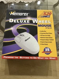 Memorex Scrolling PS/2 Mouse, 2 Programmable Button - Picture 1 of 2