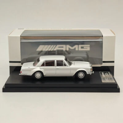 BSC 1:64 Mercedes Benz 300SEL W109 AMG White Diecast Car Model Toy Collections - Immagine 1 di 4