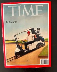 TIME Magazine Mag President Donald Trump In Trouble Golf Cart September 30, 2024 - Picture 1 of 1
