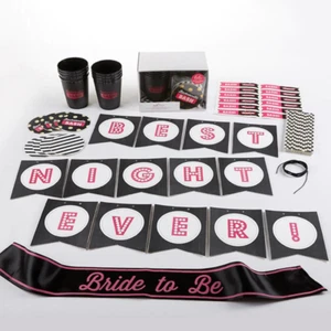 Bachelorette Bash - Party Supply 66 Piece Set - Imagen 1 de 3