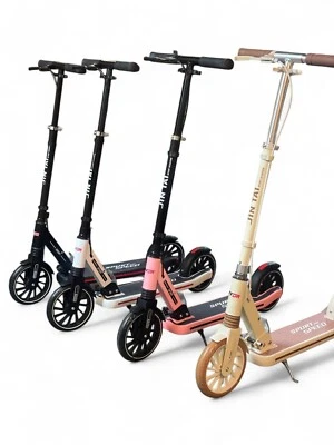 RYDR Faltbarer Roller für Erwachsene große Räder Federung nicht elektrisch Pendler Kick Push Dual