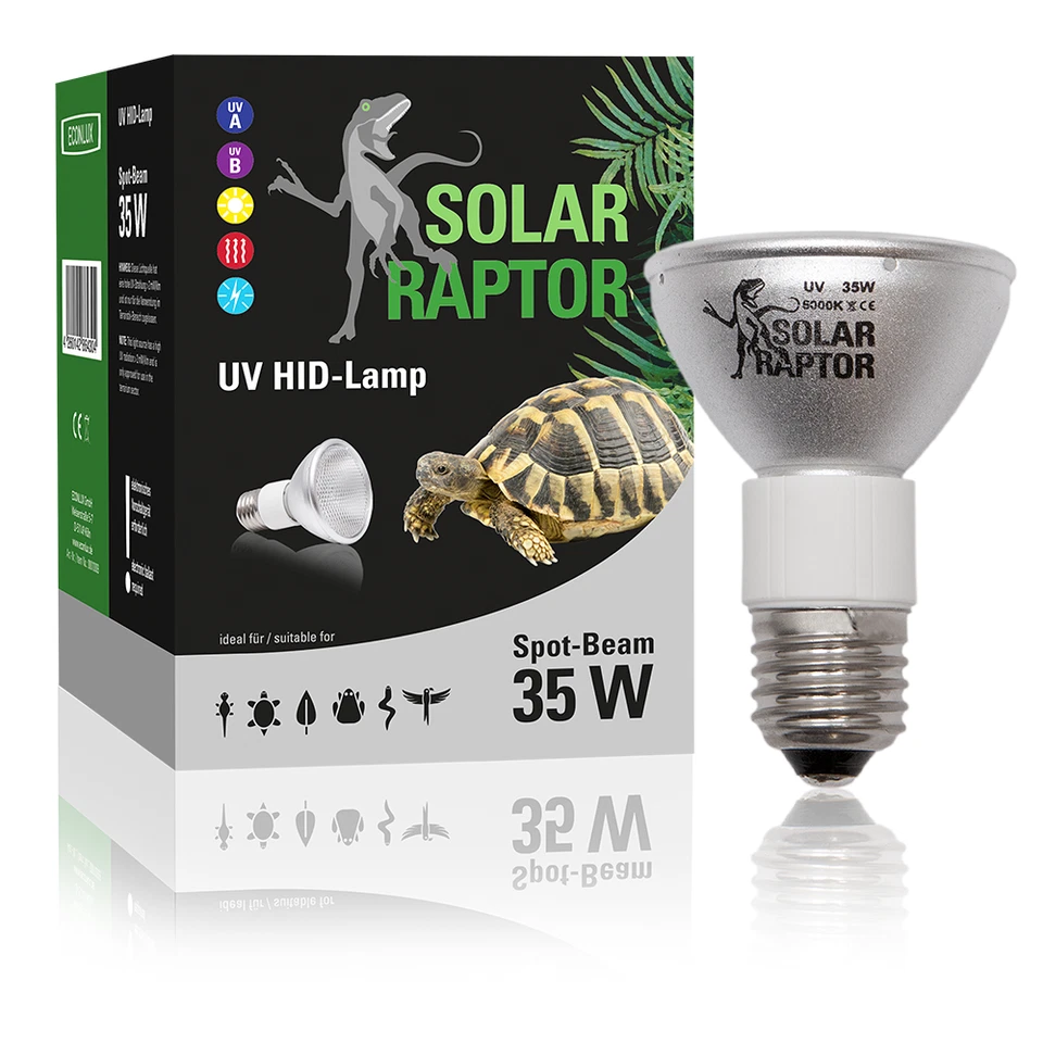 ECONLUX SOLAR RAPTOR® UV HID-Lampe 35W PAR20 Spot-Strahler 23,6°