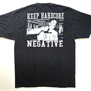 CAMISETA BORN SCUM KEEP HARDCORE NEGATIVA XL DOBLE CARA PUNK METAL SKATER - Imagen 1 de 8