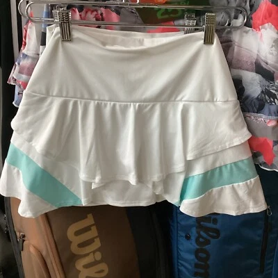 K-Swiss Wave Tennis Skirt 13” White XS - Image 1 of 3