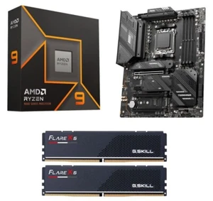 Nuevo AMD Ryzen 9 9900X MSI X670E MAG Tomahawk WiFi AM5 ATX G.Skill 32GB DDR5 6000 - Imagen 1 de 1