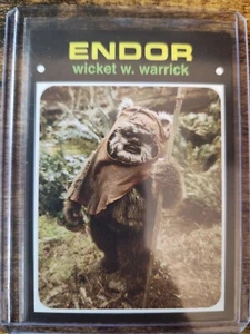 2023 Topps Star Wars Throwback Thursday Wicket W. Warrick - 1971 Style #42 Endor - Picture 1 of 2