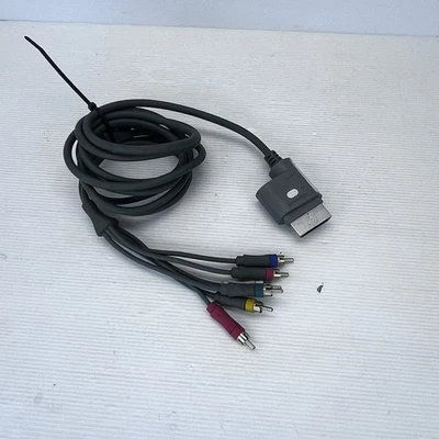 Original Genuine Microsoft Xbox 360 Component HD AV Video Cable TV Sound Cord - image 1 of 4