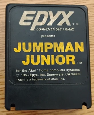 Atari 400/800 Jumpman Junior Loose Cart Only - Tested & Working Retro Video Game - Image 1 of 4