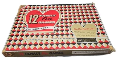 1959 Transogram 12 Fun Family Board Games #1220 [120] - Image 1 of 4