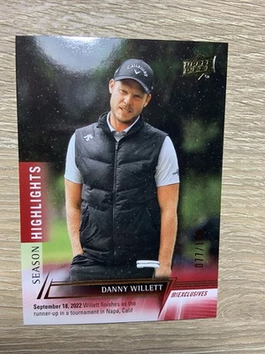 2024 Upper Deck - Season Highlights Danny Willett #85 UD Exclusives /100 - Image 1 of 3