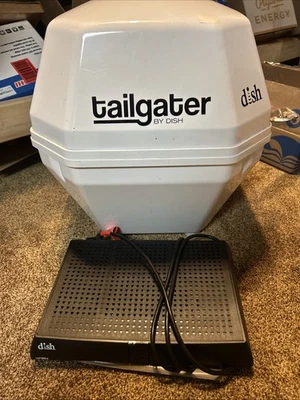 Antena satelital y receptor para autocaravana Dish Network Tailgater camping puerta trasera Foto 1 de 4