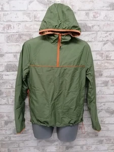 Hollister Windbreaker mens Green Jacket, 1/4 Zip, Size UK S 🔝CONDITION - Picture 1 of 11