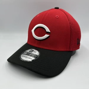 Cincinnati Reds New Era 39THIRTY Medium/Large - Mesh Back - Red/Black **NEW** - Picture 1 of 9