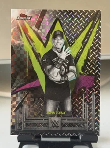 John Cena 2025 Topps Finest WWE #103 Uncommon Checkerboard Short Print - Bild 1 von 2