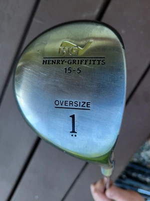 Henry-Griffitts 超大 1 木质右手/女士石墨高尔夫球杆 — 第 1/4 张图片