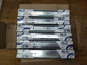 HLC 6 Pair 12" Soft Close Drawer Slides Ball Bearing Full Extension, Sealed - Picture 1 of 1