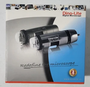 Microscopio digital USB Dino-Lite AM2111 con CD y papeleo nuevo en caja - Imagen 1 de 4