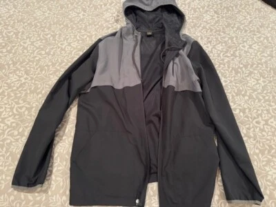 Athletic Works Wind-Breaker Jacket - Men's Size Large 42-44 Gray/Black,Polyester - Image 1 of 4