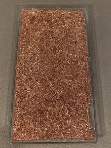 Copper Wire Clipping Granules 12 x 0.65mm Bullion Ingot Epoxy Art Work 1.5kg Bag - Picture 1 of 4