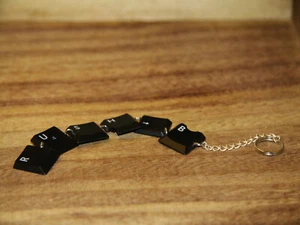 A&A UNIQUE - RUSH B - HANDMADE KEYRING MADE WITH USED KEYCAPS - UK SELLER - Picture 1 of 3