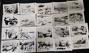 20 WW2 Bring Back Souvenir Photos Iwo Jima Leyte Philippines Island Warfare War - Picture 1 of 1
