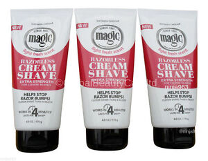 Softsheen Carson Magic Razorless Cream Shave - 3 Pack