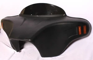 NUEVO CARENADO BATWING 4 PARABRISAS HONDA VTX C R S 1800 1300 6X9" SPKS AGUJEROS ÁMBAR - Imagen 1 de 6