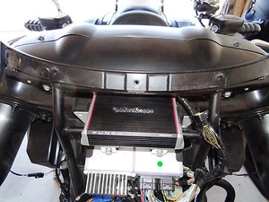 Amplificador Kawasaki Vulcan Vaquero y Voyager montaje rockford fosgate pbr300x2 pbr300x4 - Imagen 1 de 3