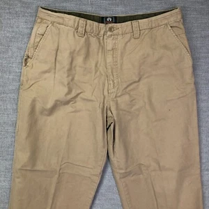 Weathproof Pants Mens 36x31 Tan Beige Canvas Workwear Utility Pocket Tag 40x32 - Picture 1 of 11