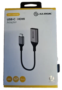 Alogic Ultra 15cm USB-C [Male] to HDMI [Female] Adapter - 4K 60Hz - Picture 1 of 2