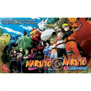 DVD Naruto Shippuden Complete Series (Vol.1-720 + 11 Movie) English Audio Dubbed - Imagen 1 de 2