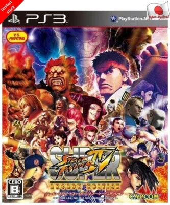 Super Street Fighter IV Arcade Edition PS3 Capcom Sony Playstation 3 From Japan - Image 1 of 3