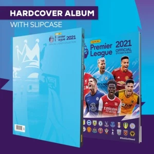 Panini Premier League 2021 Hard Cover Sticker Album With Slip Case - Picture 1 of 8