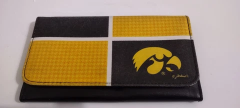 Iowa Hawkeye Trifold Wallet Cover