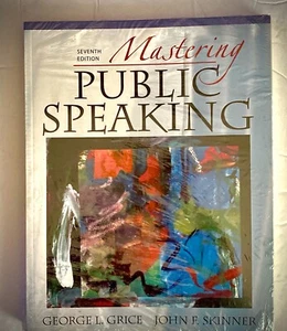 Mastering Public Speaking, Grice, 2009, 7e, (N-pb)-Shrink-wrapped - Picture 1 of 2